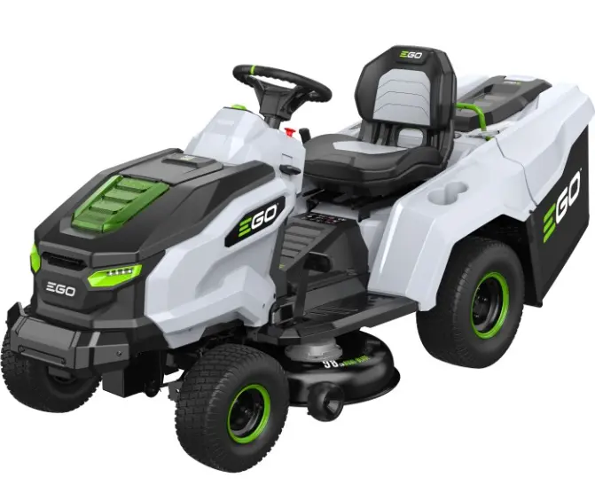 [EGO TR3801E-B] Tracteur tondeuse avec ramassage Ego TR3801E-B avec 4 batterie de 10 AH 20100849 modele expo!
